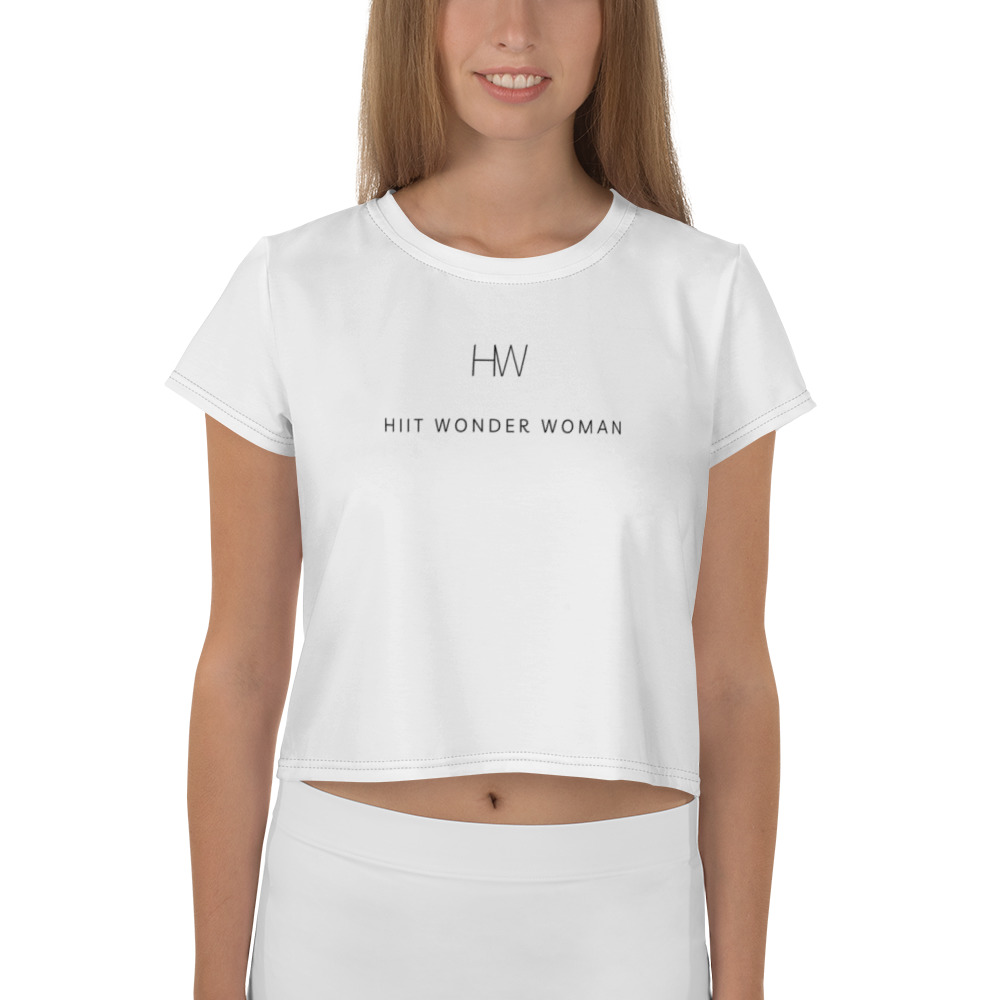 HIIT Wonder Woman Cropped Tee